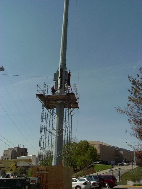 University of Pittsburgh Below Lighting Pole